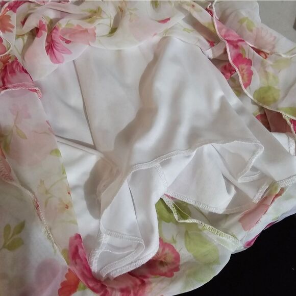 My Michelle dress women's/girls check measurements 18.5 floral print pre-owned - Picture 7 of 9